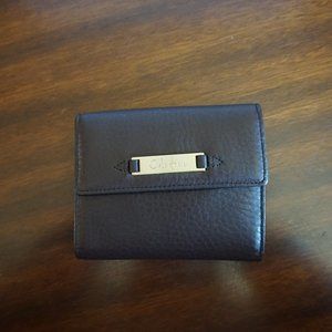 Cole Haan Small Dark Brown Folding Wallet